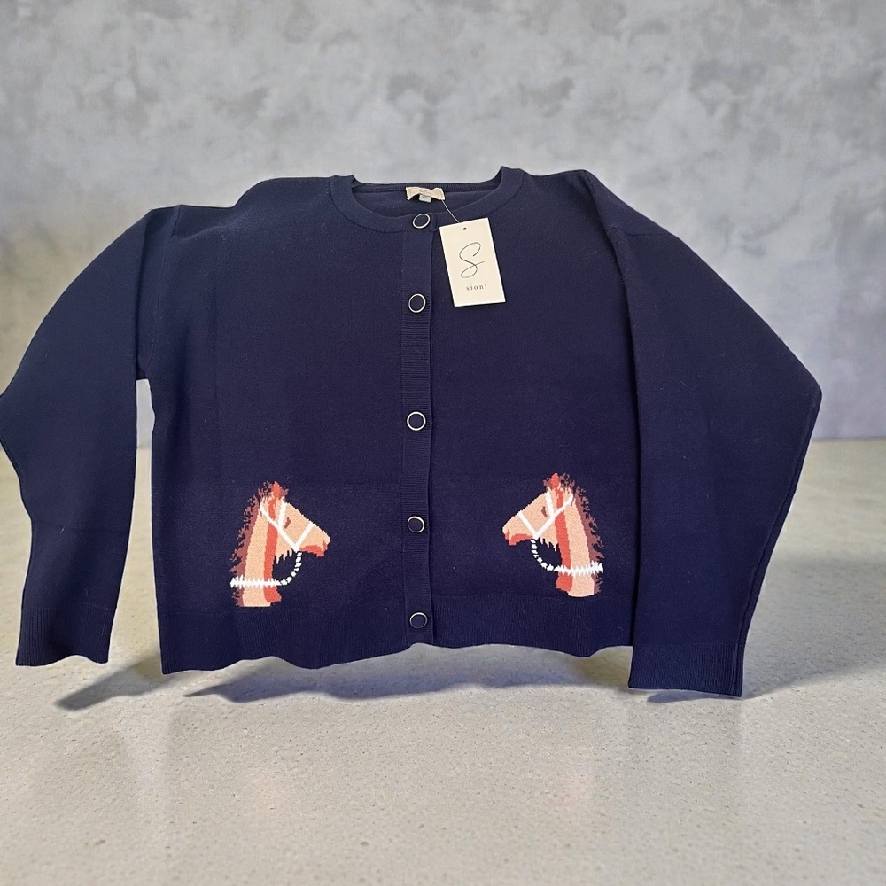 Sioni Navy sweater